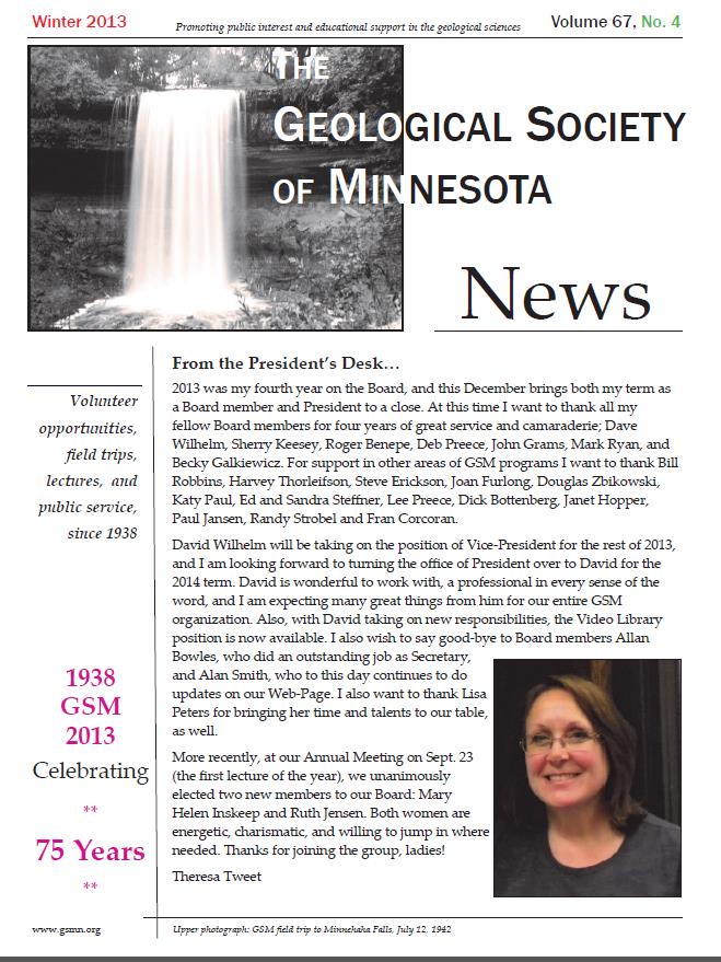 Winter 2013 Newsletter
