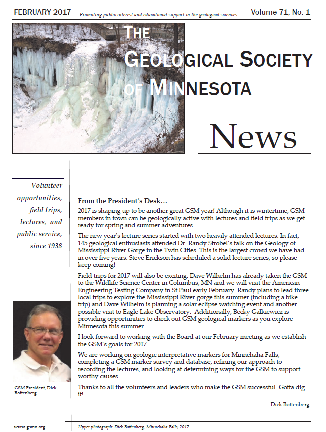 Winter 2017 Newsletter