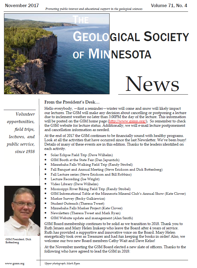 Fall 2017 Newsletter