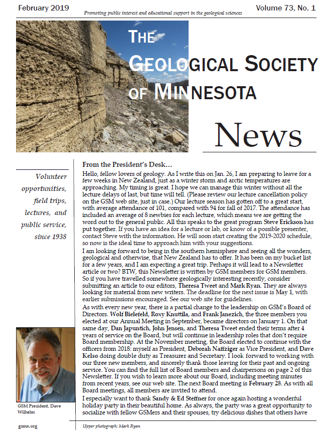 Winter 2019 Newsletter